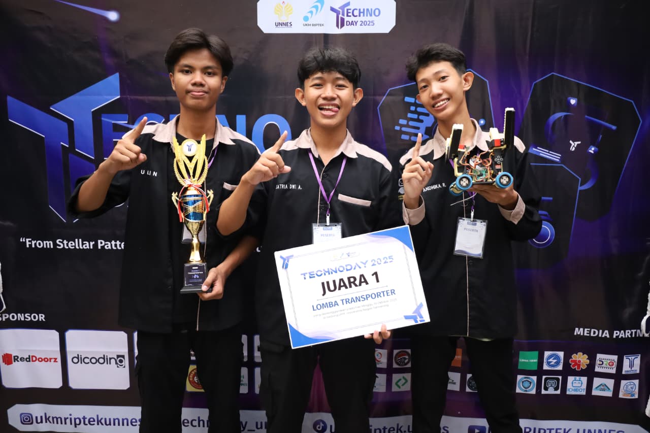 JUARA 1 TECNODAY UNNES